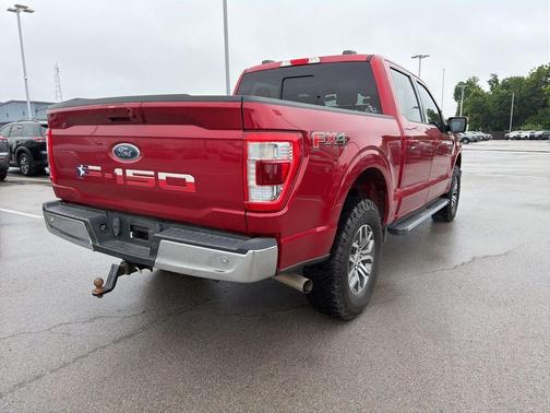 Red Metallic 2021 Ford F-150 Lariat