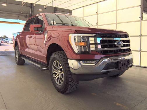 Red Metallic 2021 Ford F-150 Lariat
