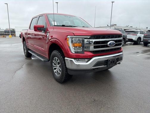 Red Metallic 2021 Ford F-150 Lariat