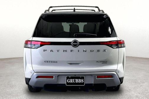 2 Tone White / Black Roof 2023 Nissan Pathfinder Platinum