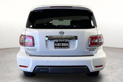 White 2019 Nissan Armada Platinum