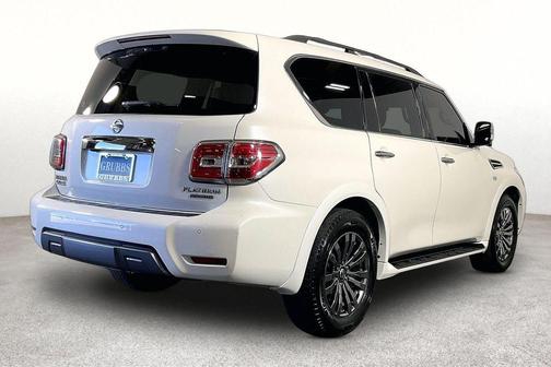 White 2019 Nissan Armada Platinum