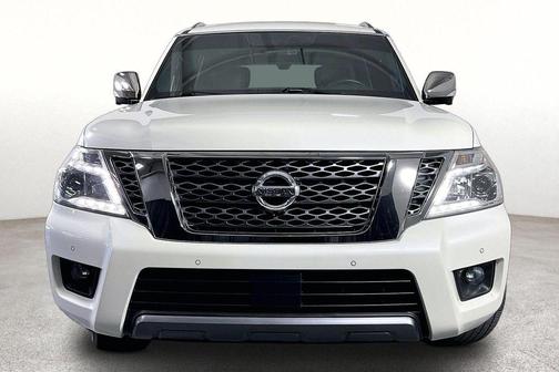White 2019 Nissan Armada Platinum