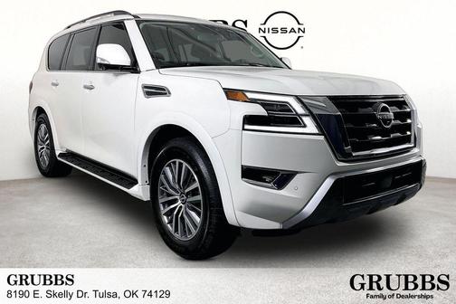Aspen White 2023 Nissan Armada SL