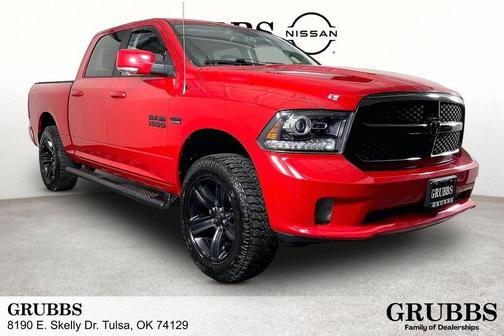 Red 2018 RAM 1500 Night