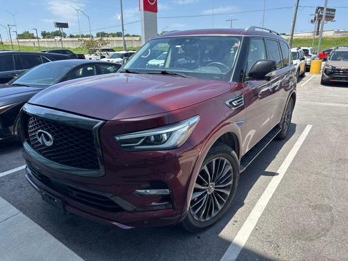 Coulis Red 2021 INFINITI QX80 PREMIUM SELECT