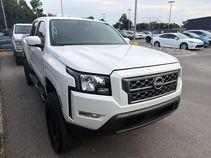 Glacier White 2022 Nissan Frontier SV