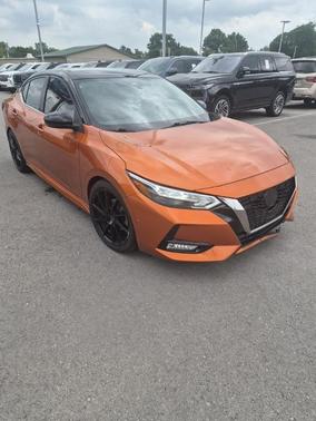 Orange 2021 Nissan Sentra SR