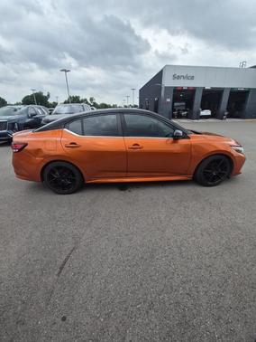 Orange 2021 Nissan Sentra SR