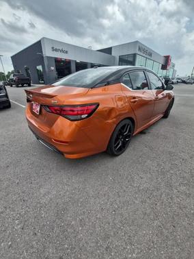 Orange 2021 Nissan Sentra SR