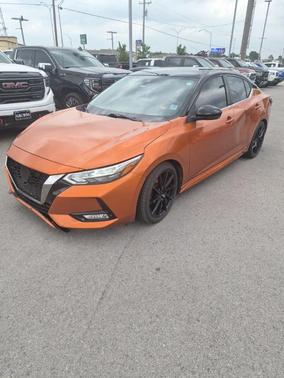 Orange 2021 Nissan Sentra SR