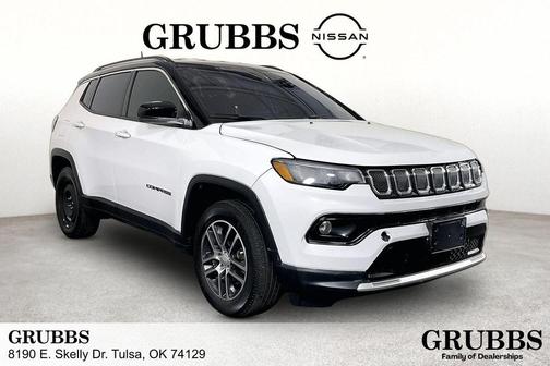 Bright White Clearcoat 2022 Jeep Compass Limited