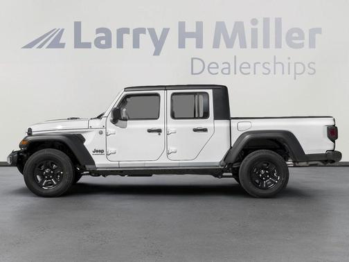 Bright White Clearcoat 2025 Jeep Gladiator Sport