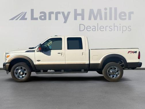 White Platinum Tri-Coat Metallic 2016 Ford F-350 King Ranch
