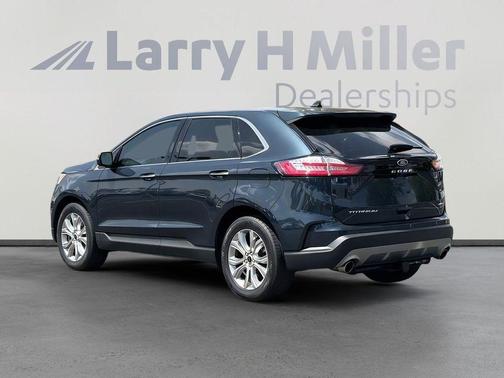 Blue Metallic 2024 Ford Edge Titanium