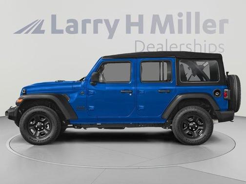 Blue 2027 Jeep Wrangler Sahara
