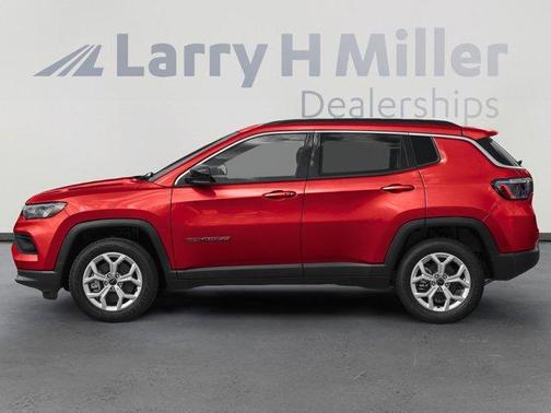 Red 2026 Jeep Compass Latitude