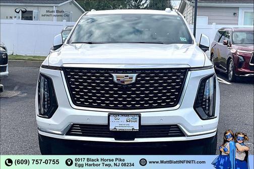 Crystal White Tricoat 2025 Cadillac Escalade Premium Luxury