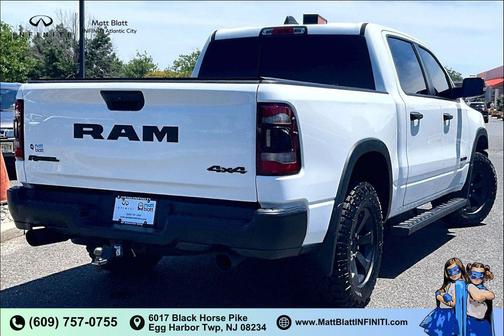 Bright White Clearcoat 2021 RAM 1500 Rebel