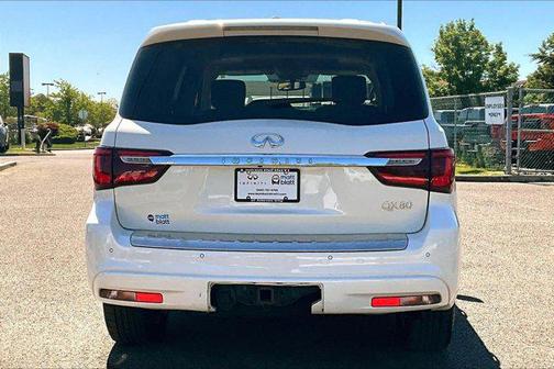 Moonstone White 2019 INFINITI QX80 Luxe