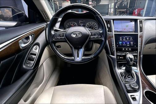 Majestic White 2019 INFINITI Q50 3.0t LUXE