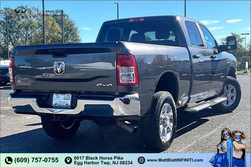 Granite Crystal Metallic Clearcoat 2024 RAM 2500 Big Horn Crew Cab 4x4 6'4' Box