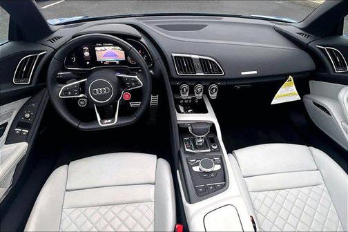 Ara Blue Crystal Effect/Black Roof 2023 Audi R8 V10 performance RWD S tronic