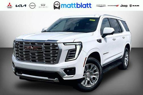 Summit White 2025 GMC Yukon Denali