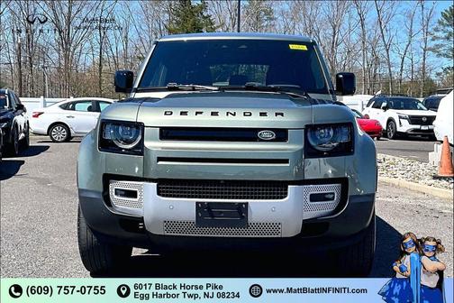 Pangea Green Metallic 2025 Land Rover Defender 110 P300