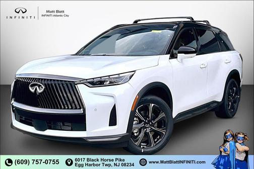 Radiant White/Black Obsidian 2027 INFINITI QX60 AUTOGRAPH