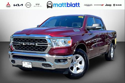 Delmonico Red Pearlcoat 2022 RAM 1500 Big Horn/Lone Star