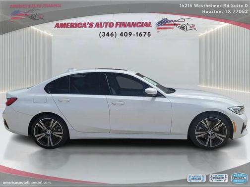 White 2019 BMW 330 330i Sedan 4D