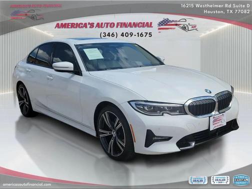 White 2019 BMW 330 330i Sedan 4D