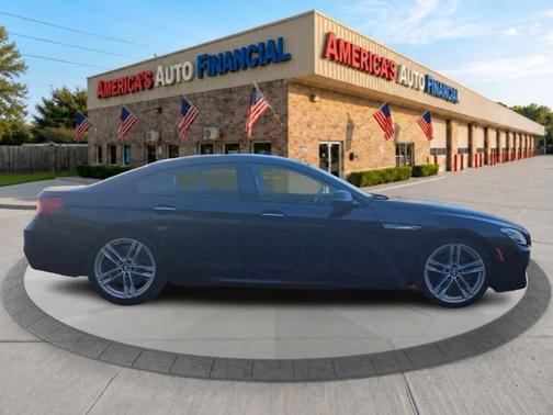 Black 2016 BMW 650 650i Gran Coupe 4D