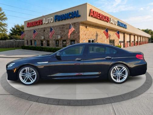Black 2016 BMW 650 650i Gran Coupe 4D