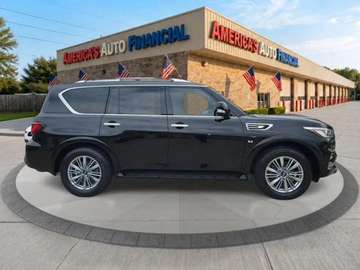 Black Obsidian 2019 INFINITI QX80 Luxe