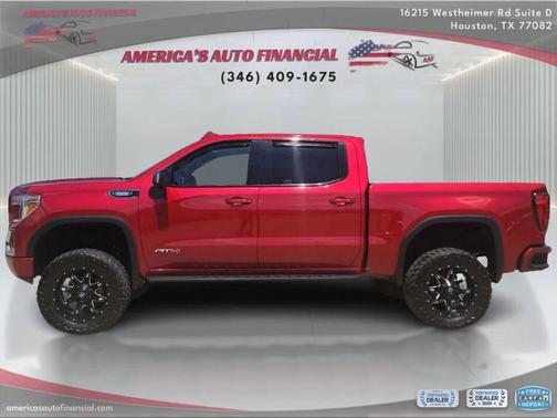 Red 2021 GMC Sierra 1500 AT4
