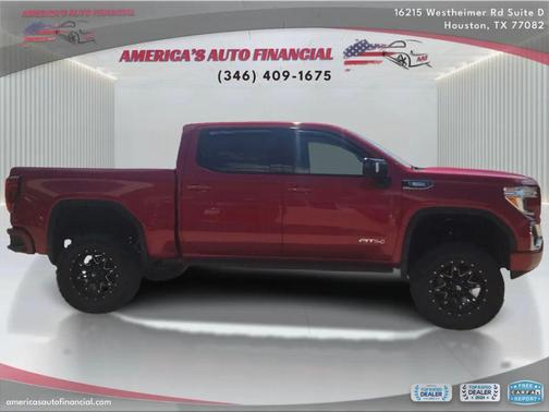 Red 2021 GMC Sierra 1500 AT4