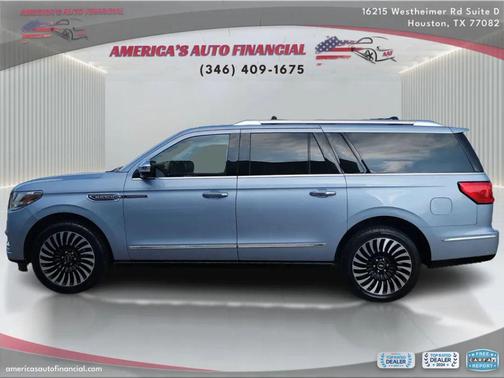 Blue 2019 Lincoln Navigator L Black Label