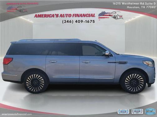 Blue 2019 Lincoln Navigator L Black Label