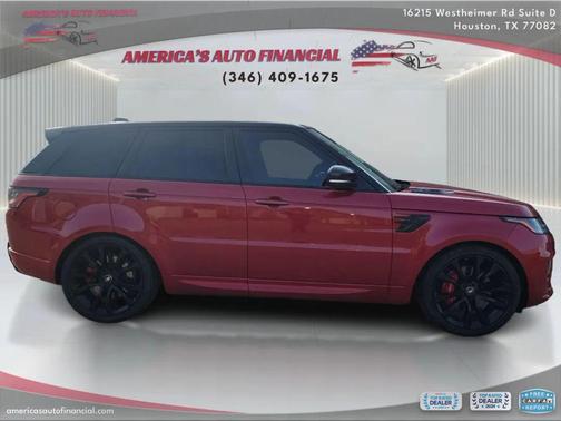 Red 2020 Land Rover Range Rover Sport HST MHEV