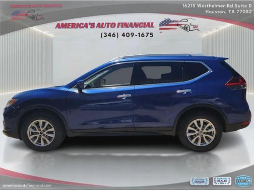 Blue 2019 Nissan Rogue SV