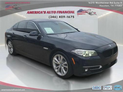 Black 2016 BMW 535 535i Sedan 4D