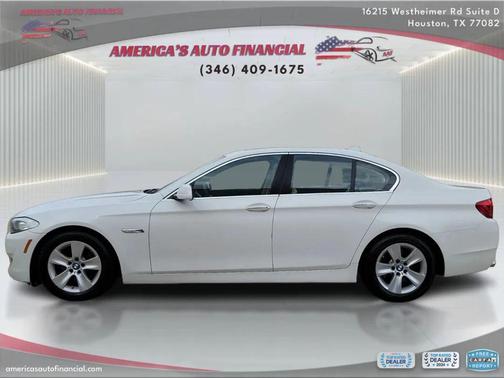 White 2013 BMW 528 528i Sedan 4D