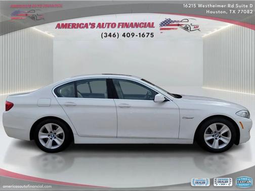 White 2013 BMW 528 528i Sedan 4D