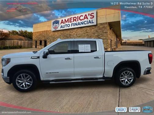 Summit White 2021 GMC Sierra 1500 SLT
