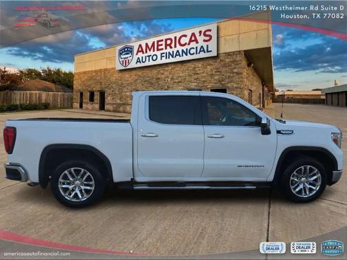 Summit White 2021 GMC Sierra 1500 SLT