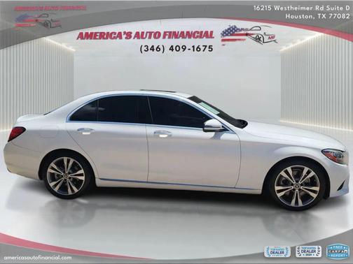 White 2019 Mercedes-Benz C-Class C 300 Sedan 4D