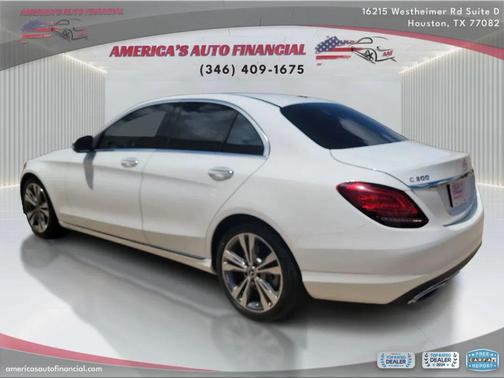 White 2019 Mercedes-Benz C-Class C 300 Sedan 4D