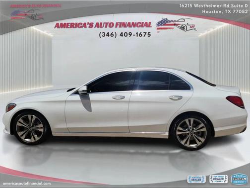 White 2019 Mercedes-Benz C-Class C 300 Sedan 4D